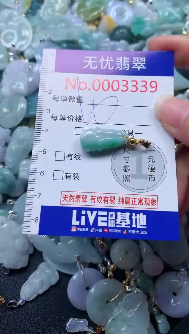 颈饰未镶嵌翡翠3339