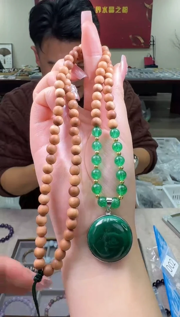 【闪购商品】孔雀石颈饰未镶嵌多样性发一件 384