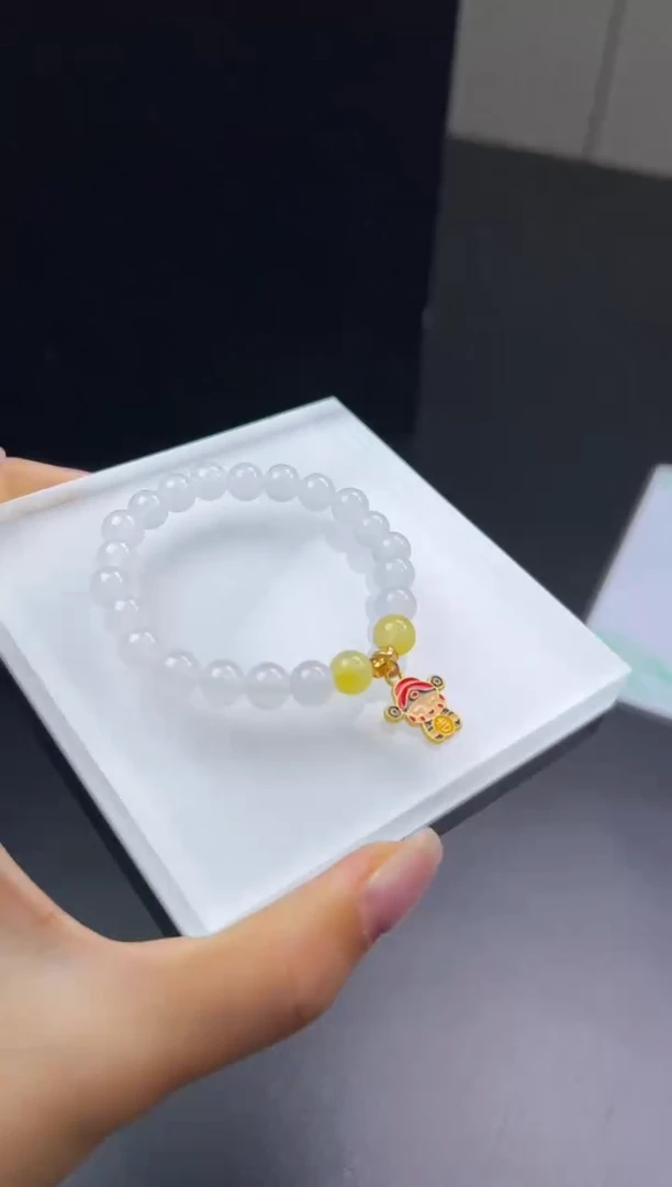 未镶嵌手串玛瑙/玉髓012/FL25092901多样性发一