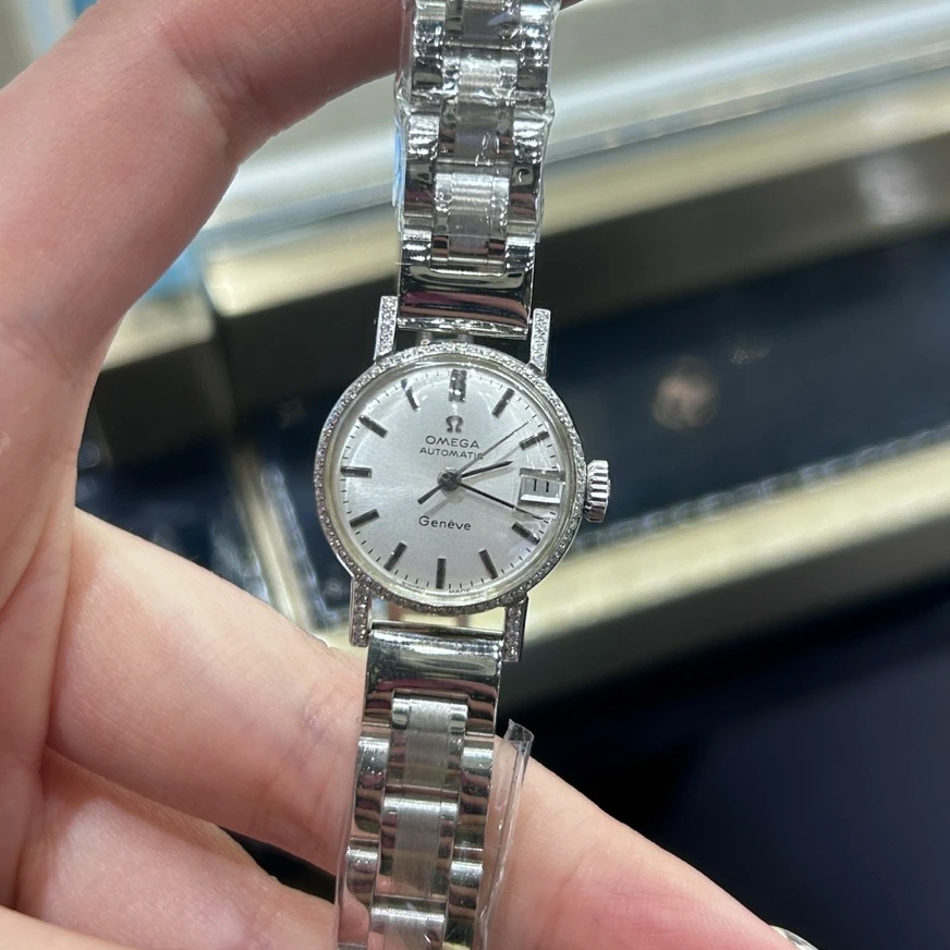 95新 Omega/欧米茄 自动机械后钻20mm/公价38999/wh8987