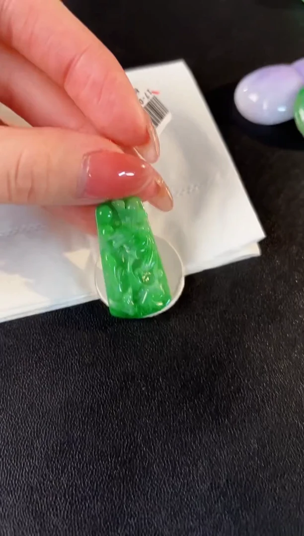 【闪购商品】翡翠颈饰18K金镶嵌缅料A货/支持复检/一件