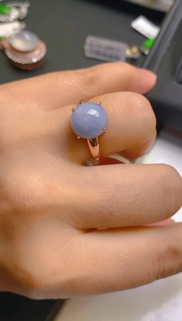 【闪购商品】翡翠耳饰银S925镶嵌天然A货翡翠1