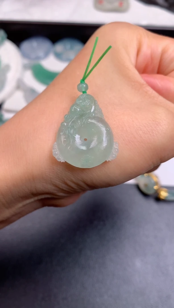 未镶嵌定制翡翠0919839553（26*22*4.3）