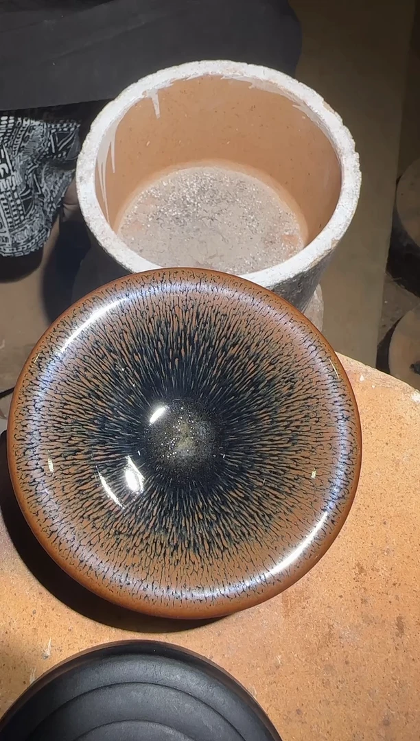 茶盏胡金花龙窑柴烧2