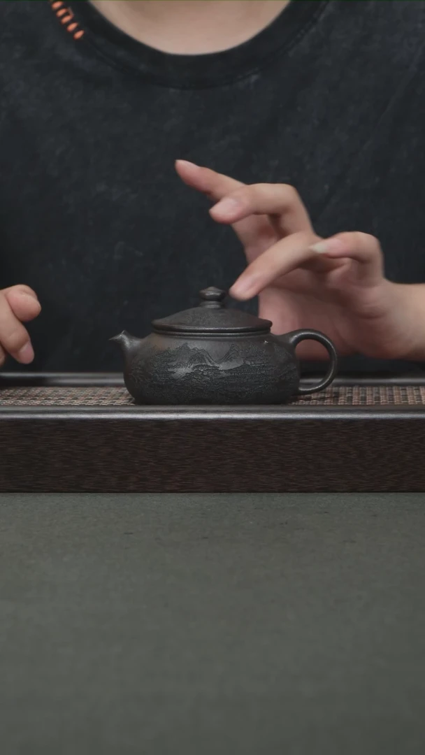 茶壶紫砂宜兴紫砂160cc1016