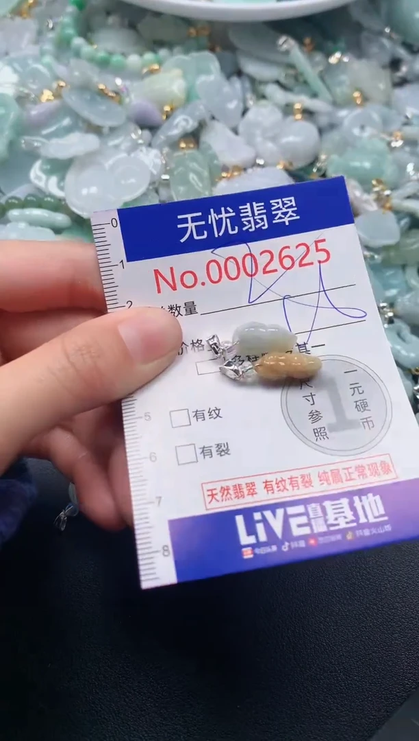 吊坠(不含链)未镶嵌翡翠2625