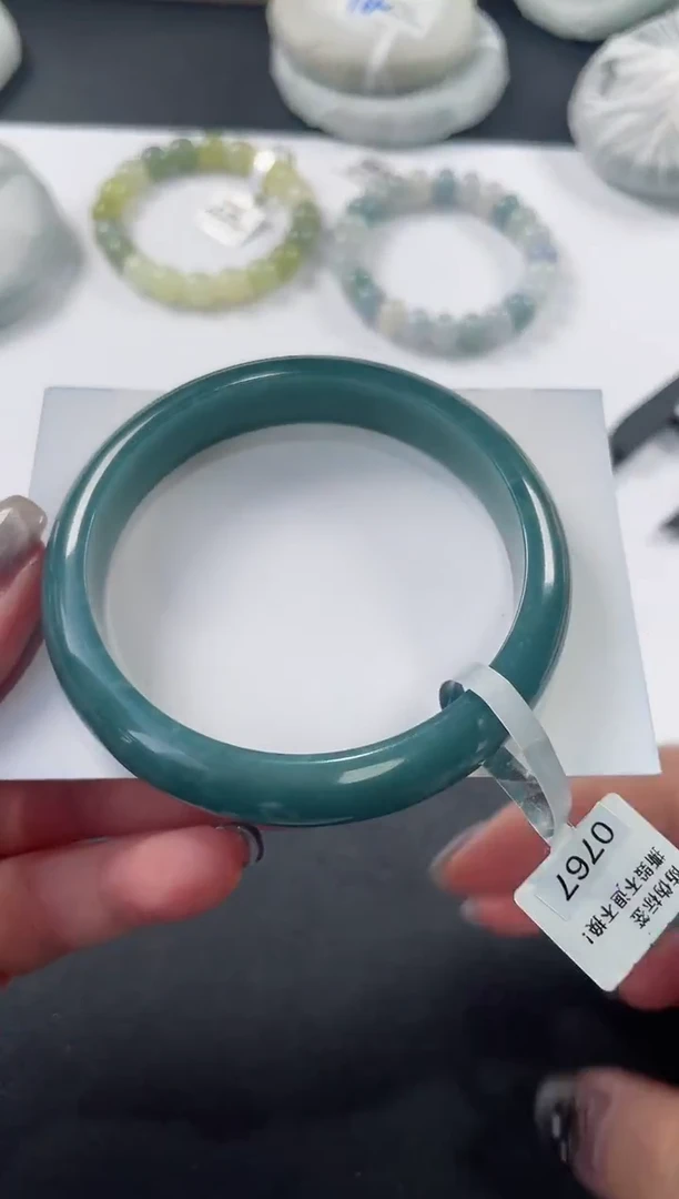 未镶嵌手镯翡翠基地发货H1883 57+