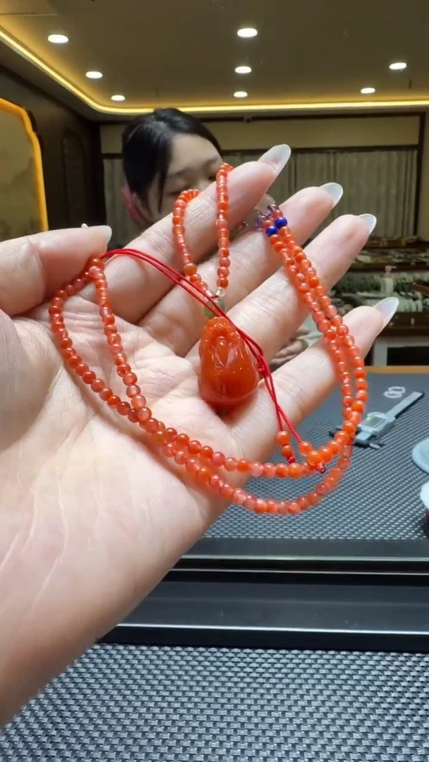 未镶嵌颈饰玛瑙/玉髓项链（多样性，发一）
