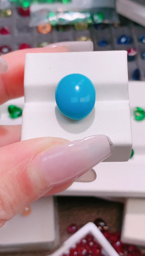 未镶嵌绿松石珠宝半成品9.06ct