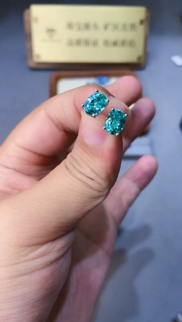 碧玺银S925镶嵌珠宝奇石....