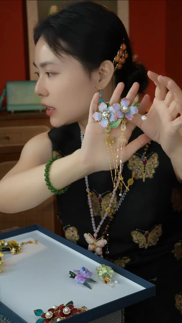 刺绣纯手工非遗国风饰品