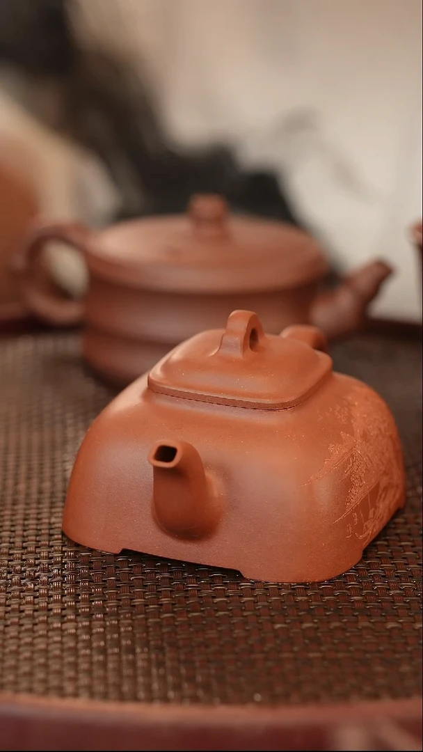 茶壶紫砂原矿手工制作雕刻随机