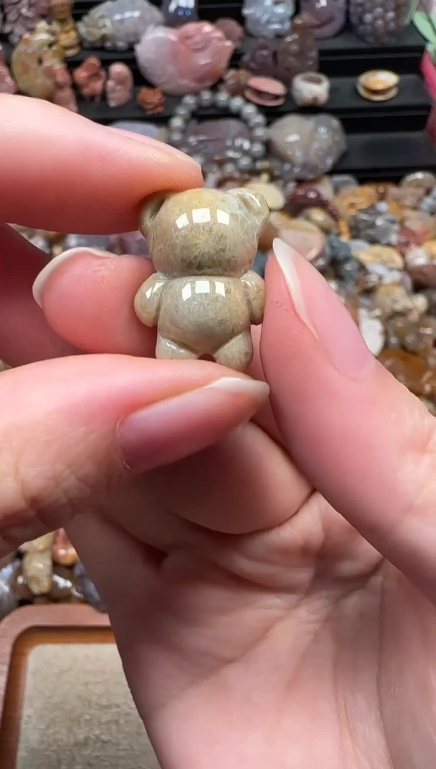 颈饰未镶嵌硅化珊瑚（珊瑚玉）766