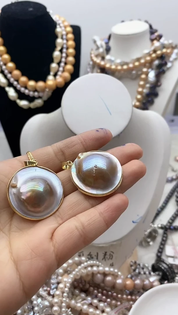 【闪购商品】淡水珍珠颈饰钛钢185