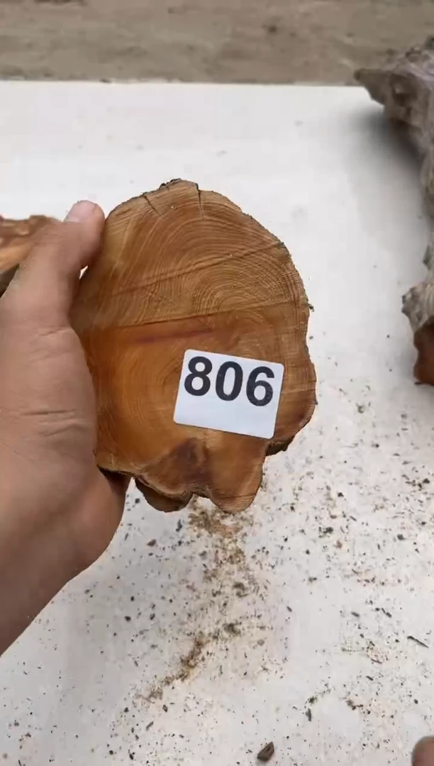 柏木（崖柏）太行陈化崖柏切片一块（津诚林）