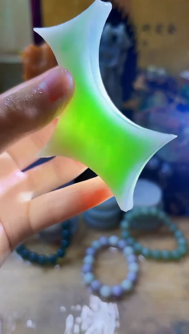 未镶嵌挂件翡翠A货小璀4666