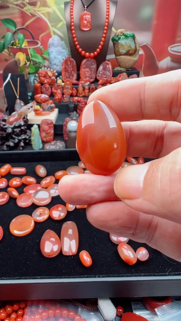 未镶嵌吊坠南红玛瑙蓝****钢吊坠