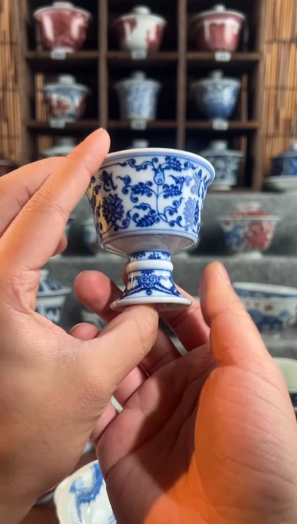 【闪购商品】天禄言瓷高足a240杯子