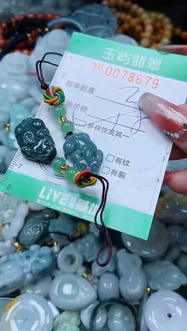 【闪购商品】翡翠颈饰未镶嵌闪购0078679多样性发其一