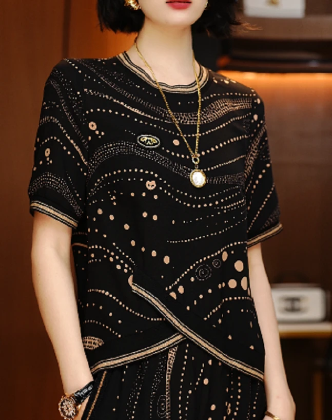 时尚套装-新款2025时尚舒适百搭减龄优雅轻奢气质套装