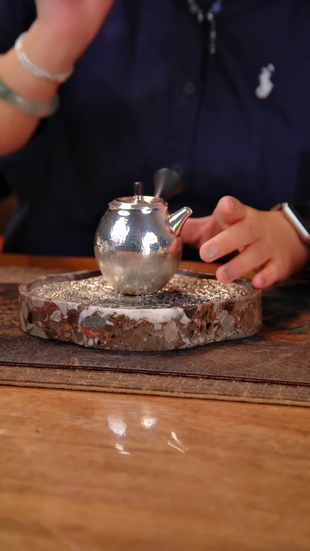 盛唐工坊 足银999 手工泡茶壶