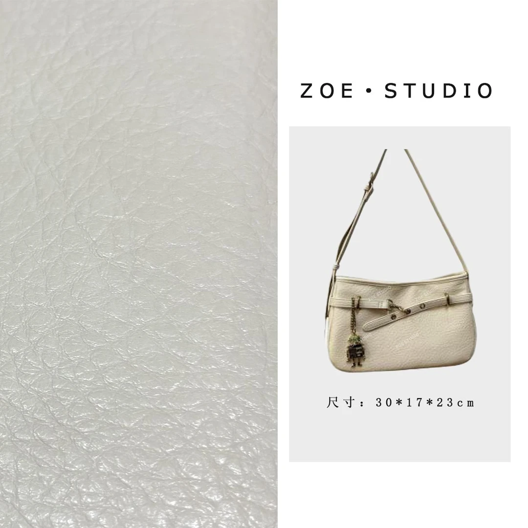 【佐伊甄选】QYX-9765-1-米白轻奢女士经典小众斜挎斜跨包包