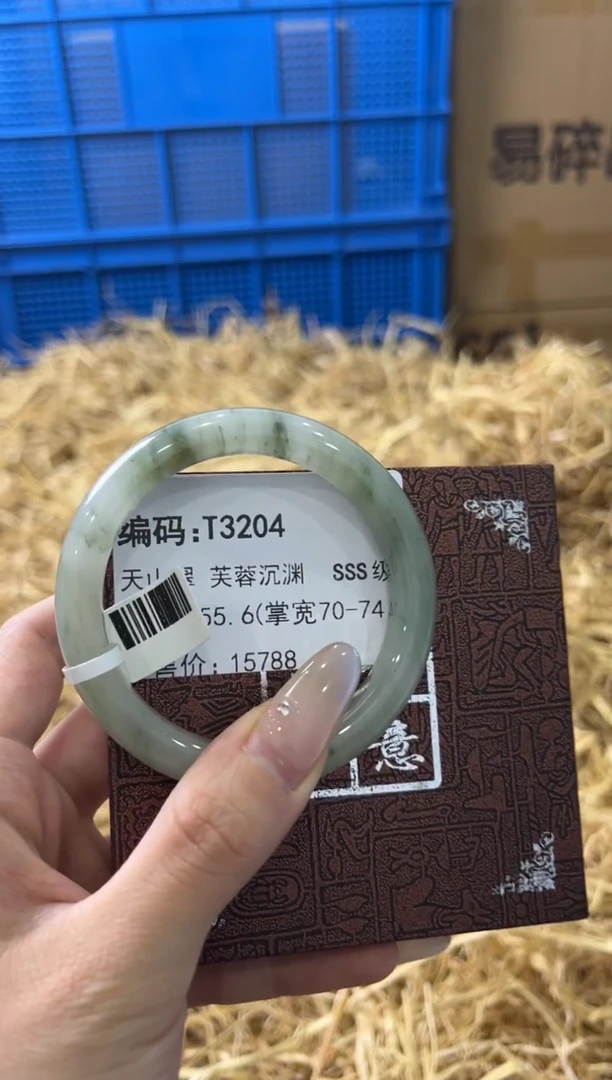 未镶嵌手镯石英质玉T3204