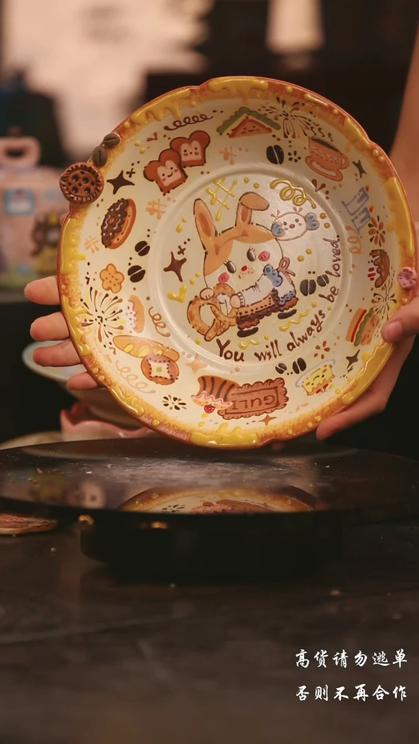 陶瓷景德镇可爱设计师款陶瓷