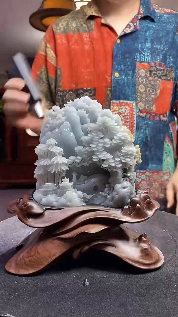 定制翡翠未镶嵌03/0530/W/山水