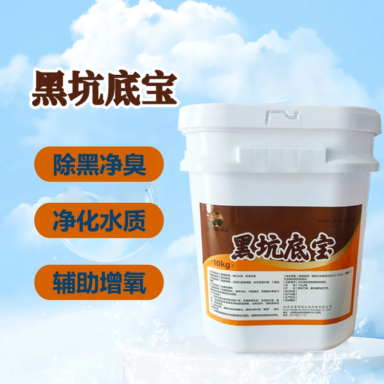 黑坑底宝新款生物改底分解有机质硫化氢发黑发臭芽孢粪硫菌净颗粒