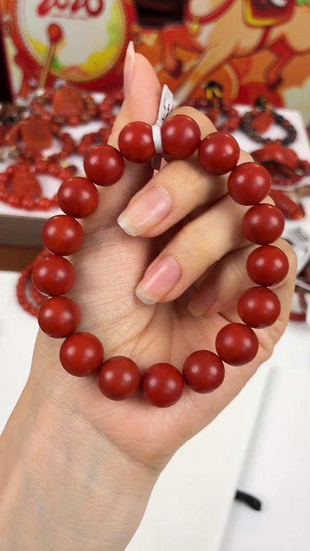 未镶嵌阿东寨哑光手串12mm南红玛瑙（一个/条）