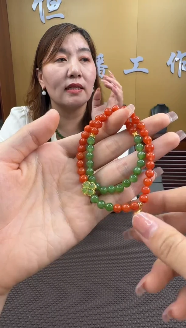 【闪购商品】玛瑙/玉髓手串未镶嵌5-6多样性，发一