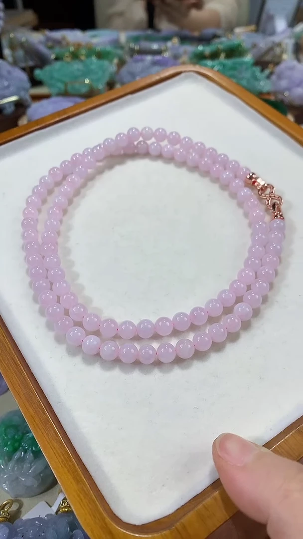 颈饰未镶嵌翡翠项链