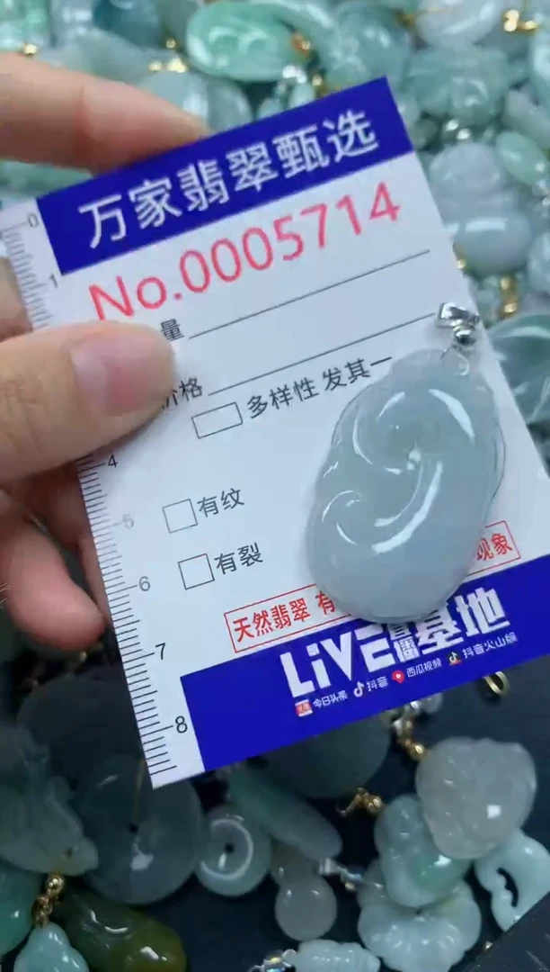 吊坠(不含链)未镶嵌翡翠5714