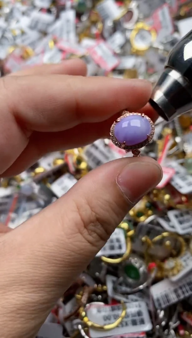 【闪购商品】翡翠戒指银S925镶嵌88888---8