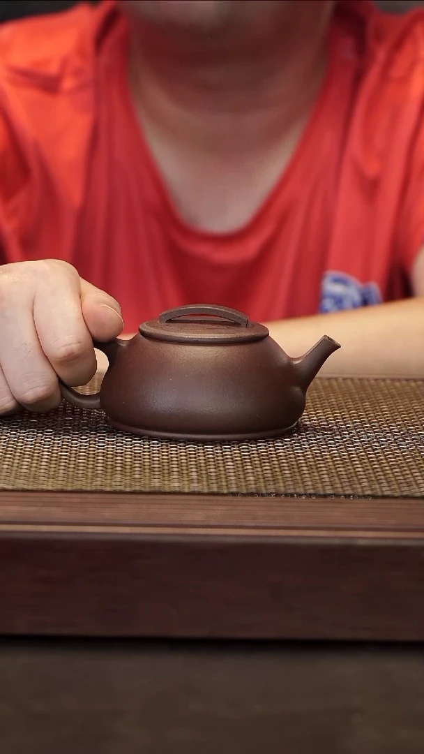 茶壶紫砂【润石堂】全手工精品 瓦瓢 200cc