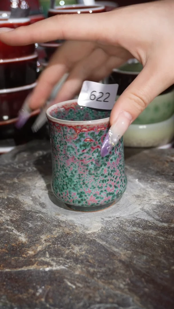 摆件陶精品窑变钧瓷茶器