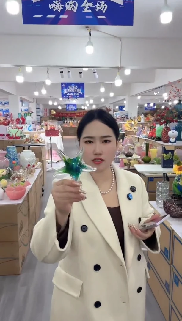 【闪购商品】琉璃静姐花器V-花瓶品24