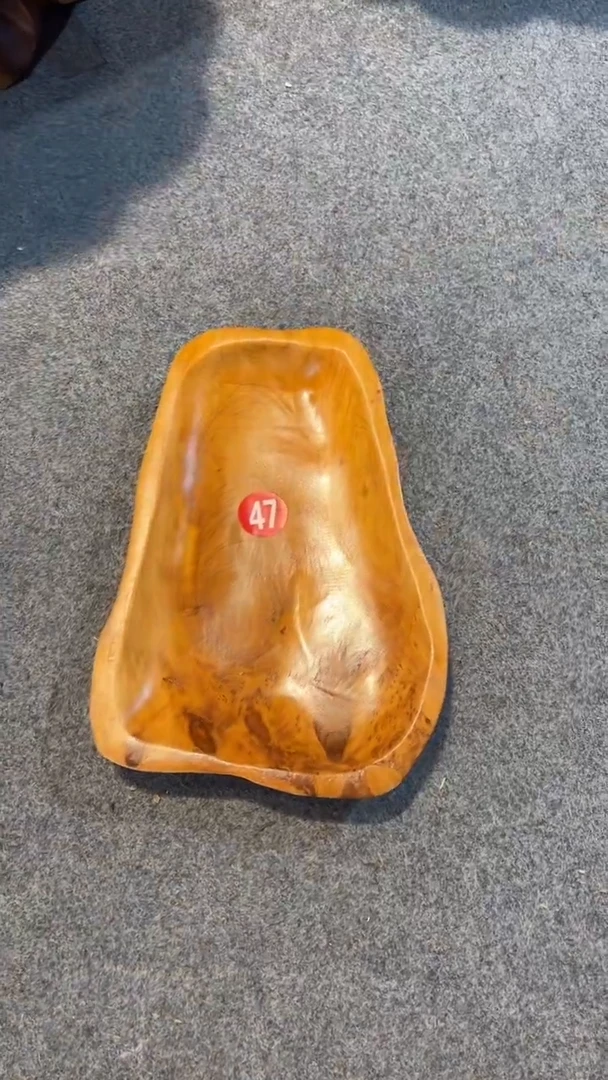 【闪购商品】木香杉根材质 果盘