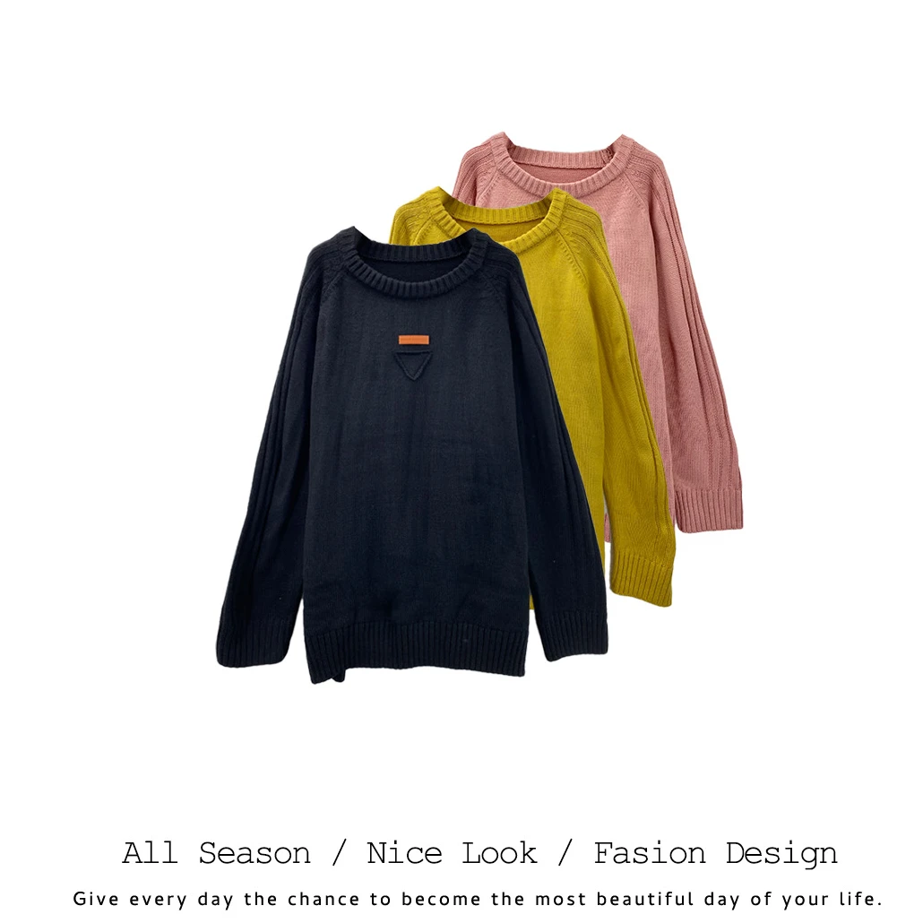 931      时尚多色宽松百搭拼接舒适长袖    款号#8467