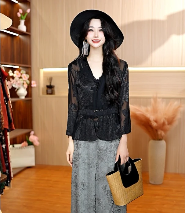 9337-20新款女士上衣小衫
