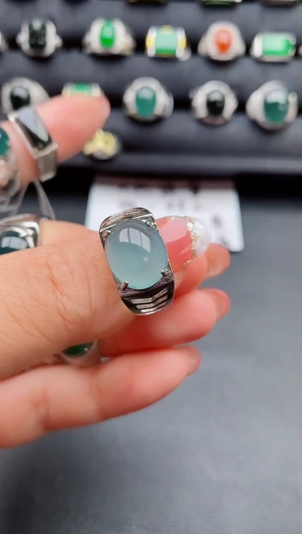 【闪购商品】翡翠戒指银S925镶嵌1111111111