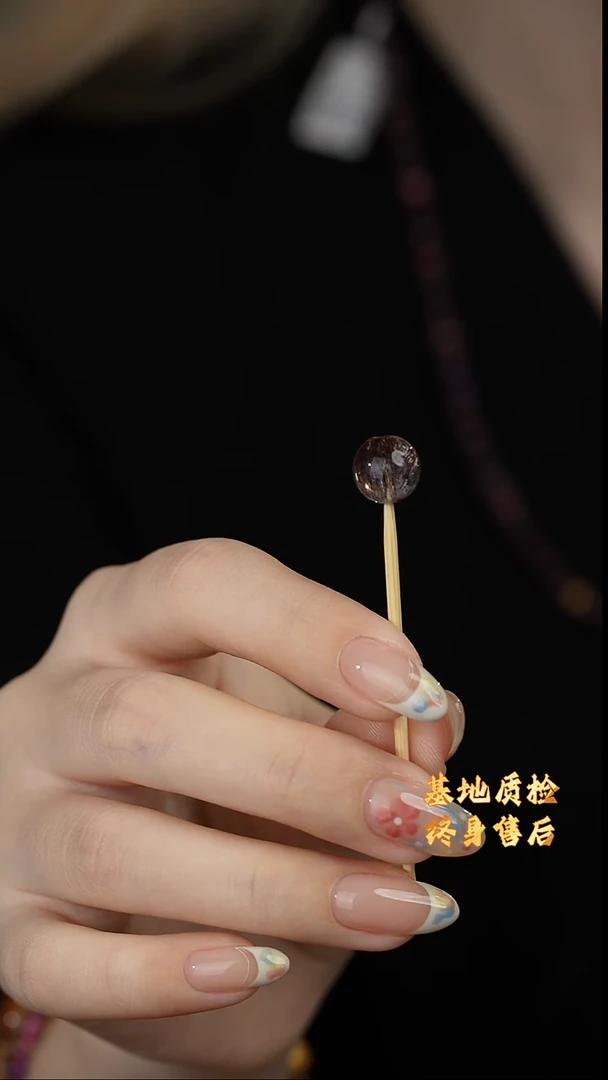 【闪购商品】水晶单珠未镶嵌D13（多样性发一件）黑银超10mm