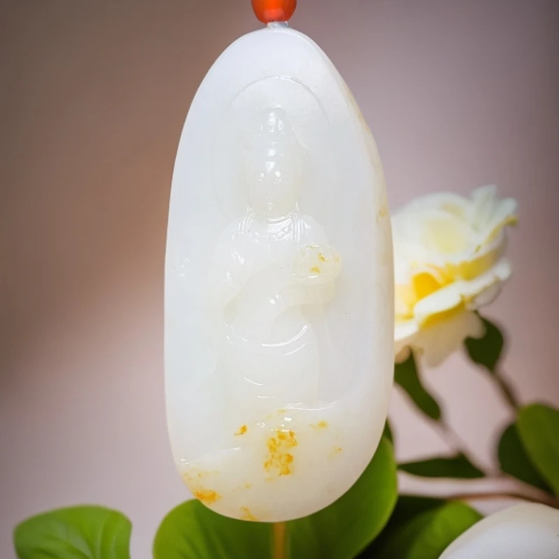 和田玉未镶嵌吊坠(不含链)