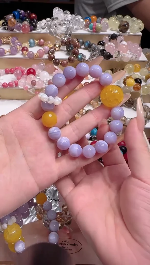 未镶嵌手串水晶多样性发一