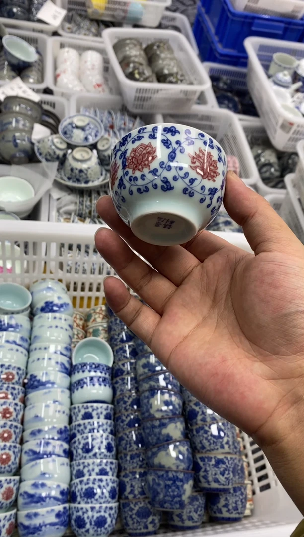 陶瓷景德陶瓷茶具容量约55
