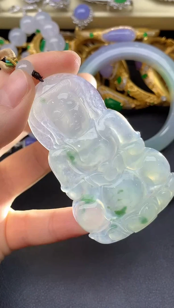 颈饰未镶嵌翡翠212-雪姐翡翠天天见