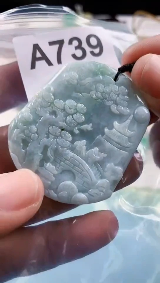 【闪购商品】翡翠挂件未镶嵌天然翡翠吊坠挂件