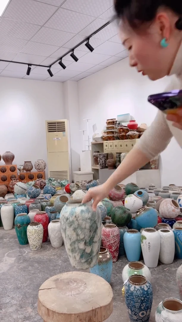 【闪购商品】瓶 孤品 微瑕陶瓷花瓶 无花zd473