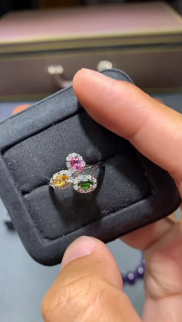 碧玺戒指未镶嵌W02【所见即所得】